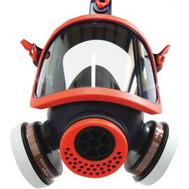 Masque de protection panoramique pour filtre à baionnette 