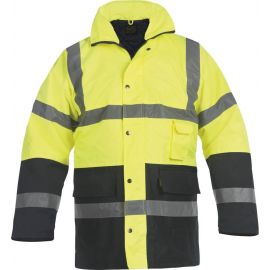 PARKA FLUO L-JAUNE ET BLEU