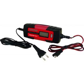 CHARGEUR ELECTRON. AUTO 6-12V 4A + ACCESSOIRES