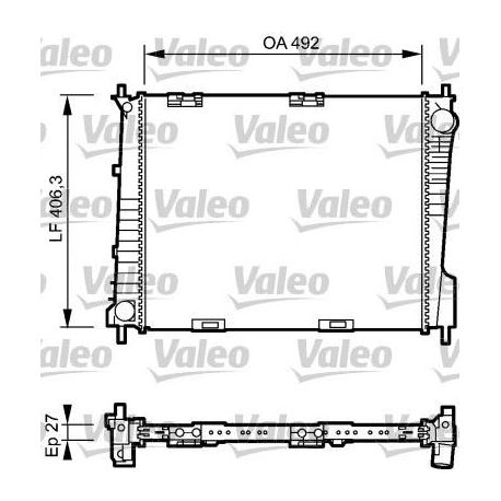 734462 Radiateur moteur VALEO