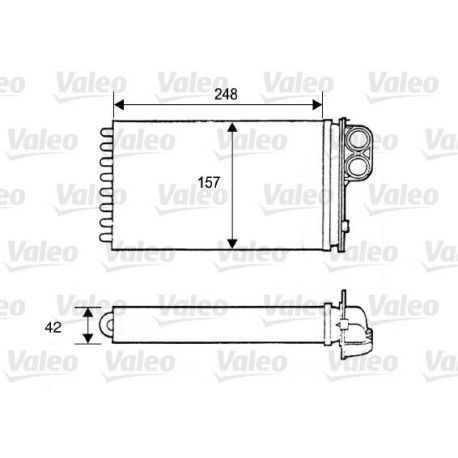 812115 Radiateur de chuaffage VALEO