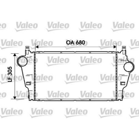 817926 Intercooler, échangeur VALEO