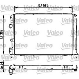 731380 Radiateur de moteur VALEO