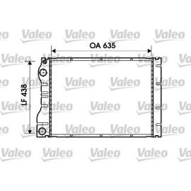 734828 Radiateur moteur VALEO