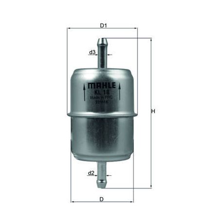 KL18 Filtre à carburant KNECHT FILTER