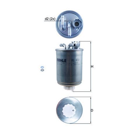 KL410D Filtre à carburant KNECHT FILTER