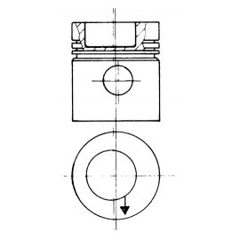 Piston Kolbenschmidt 93 831 600 Mercedes-Benz