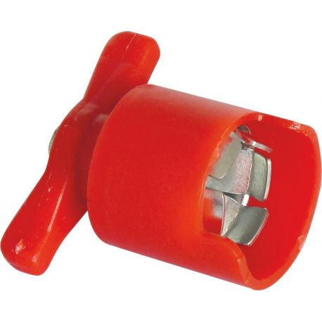 Robinet de batterie VL rouge - lot de 25pc 