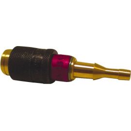 Raccord rapide femelle stoptac gaz sur tuyau 6-10mm 