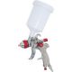 Pistolet de peinture HVLP godet supérieur 600ml buse 1,4mm avec régulateur de pression 