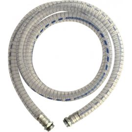 Tuyau d'aspiration spiralé 3m 25mm avec raccord male 1" 