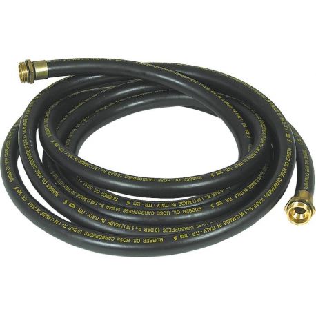 Tuyaux fuel renforcé 4m 19mm avec raccord male 1" 