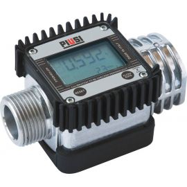 COMPTEUR DIGITAL GASOIL K24 ALU MALE - FEMELLE 1"