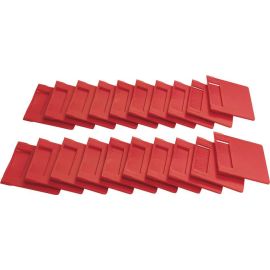 KIT 20 SEPARATEURS PLASTIQUES 103X79MM ROUGES P/09051