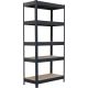 Etagère métallique à emboiter 5 tablettes bois 1800x900x450mm max 1,6T 