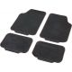 Tapis de voiture caoutchouc avec liseré - 4pc 