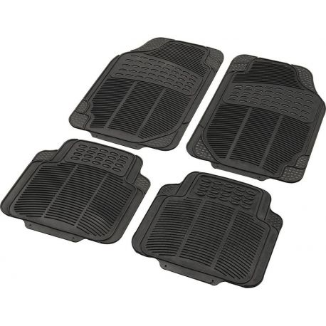 Tapis de voiture caoutchouc prédécoupé - 4pc 