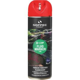 Peinture de marquage forestier 12 à 24 mois rouge fluo - aérosol 500ml 