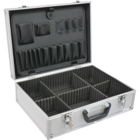 Valise de rangement en aluminium 457x330x155mm 