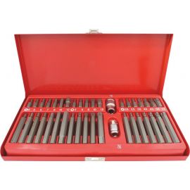 40 EMBOUTS TORX + HEXAG./coffret