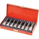 8 EMBOUTS 6 PANS- 4 A 17MM/coffret *DT*