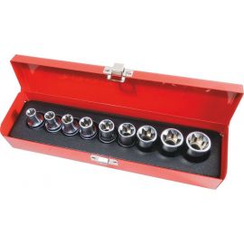 Coffret métallique de douilles 1/4" - 42pc 