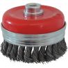 BROSSE CONIQUE D.100 M14 FIL 0.50 ACIER TORSADE