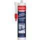 Mastic silicone blanc spécial sanitaire - cartouche de 300ml 