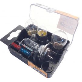 Coffret de secours 12V H1/H7 - 6 ampoules et 2 fusibles 