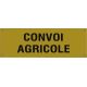 Panneau convoi agricole souple toile PVC 1200x400mm 