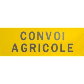 Panneau convoi agricole rigide 1200x400mm 