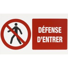 PANNEAU "DEFENSE D'ENTRER" 330*200