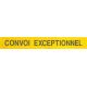 Panneau convoi exceptionnel rigide 1900x250mm 