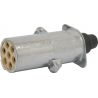 FICHE 24V 7P/S EN ALUMINIUM