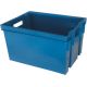 Bac de rangement bleu 20L 390x290x230mm 